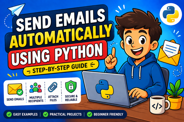 How to Send Emails Automatically Using Python — Complete Step-by-Step Guide (2026)