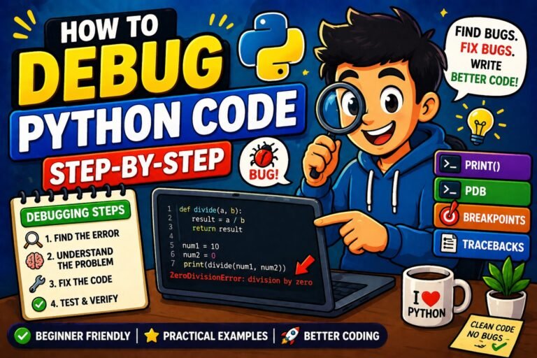 How to debug Python code