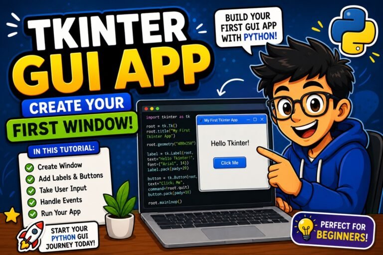 Build your first Tkinter app