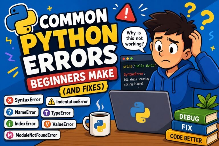 Common Python errors explained