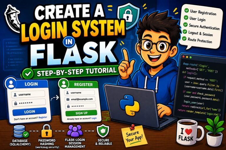 Create a Flask login system