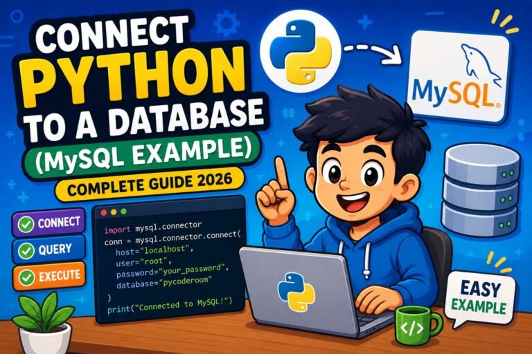 Connecting Python with MySQL tutorial